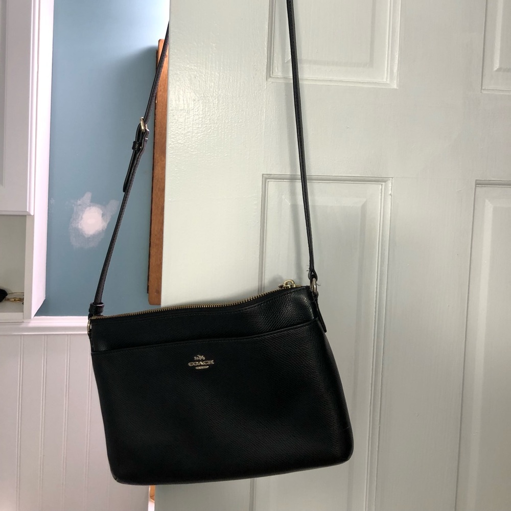 Black Coach Cross Body Bag